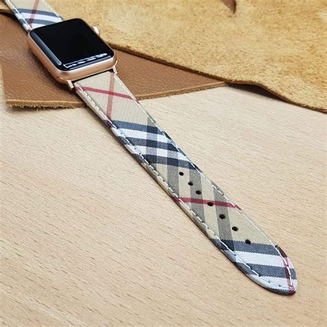 burberry plaid apple watch band|Burberry Apple Watch band 44mm.